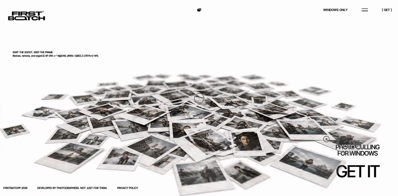 FirstBatch photo culling application